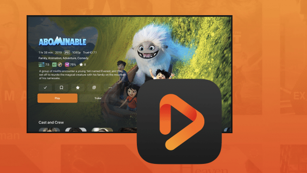 Infuse on a television