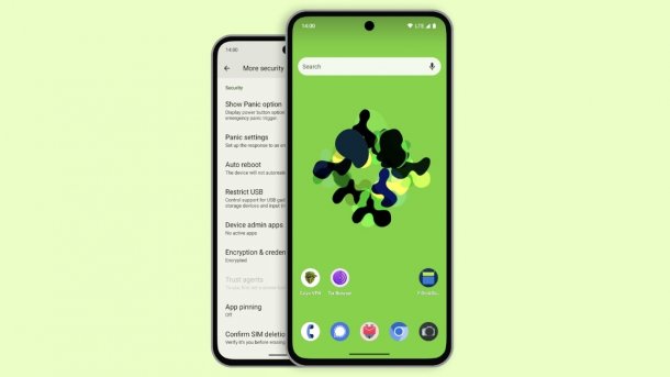 CalyxOS on smartphone