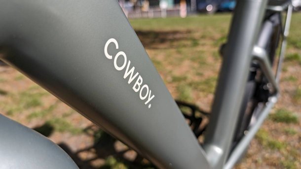After shot: Cowboy bike with logo