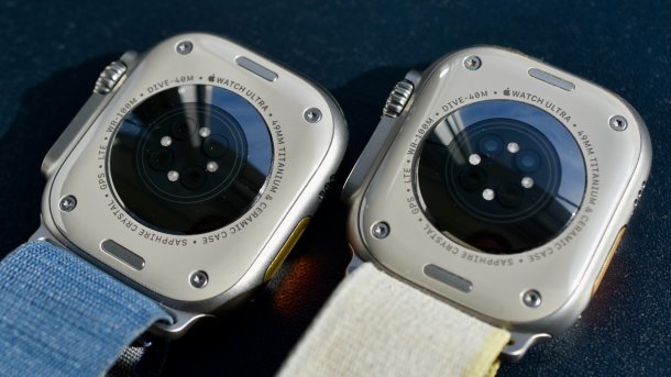 Die Rückseite der Apple Watch