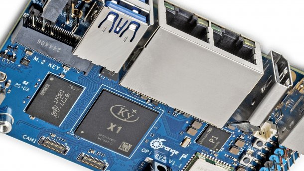 RISC-V chip on a single-board computer