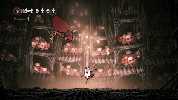 Screenshot from the game Hollow Knight: Silkroad