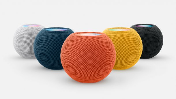 HomePod mini in fünf Farben