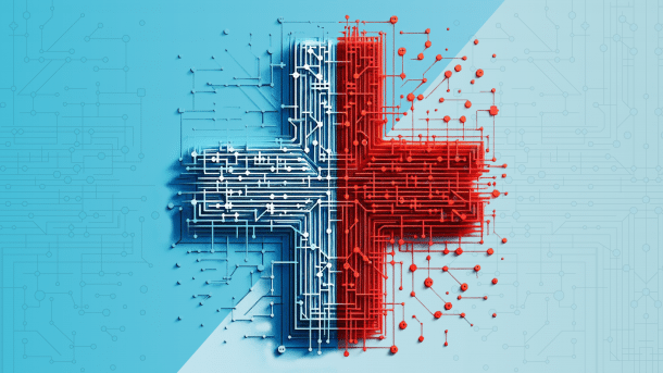 Symbolic image of the Swiss AI Apertus