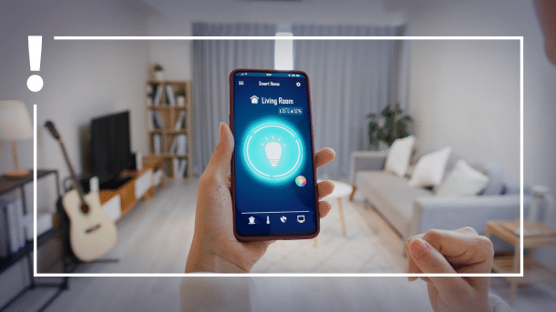 Asian,Young,Woman,Is,Using,Smart,Home,App,And,Touch