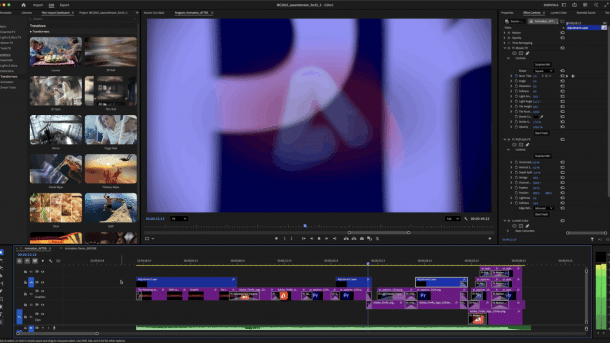 Screenshot of Adobe Premiere Pro 