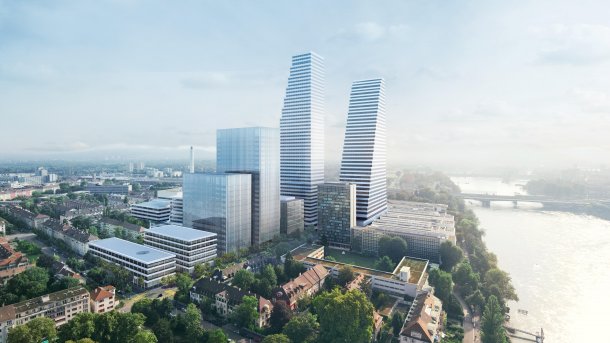 Hauptstandort von Roche in Basel 2023