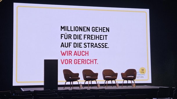 Gang zur GFF-Veranstaltung 