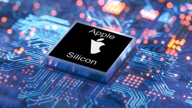 Apple-Chip auf Platine