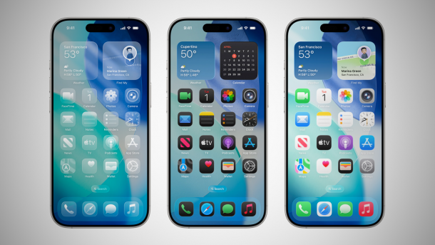 "Liquid Glass"-Design in iOS 26