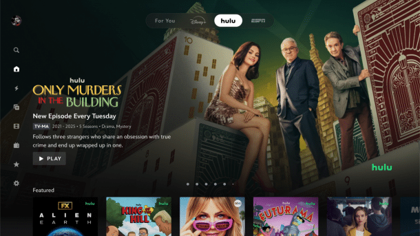 Screenshot shows new Disney+ interface