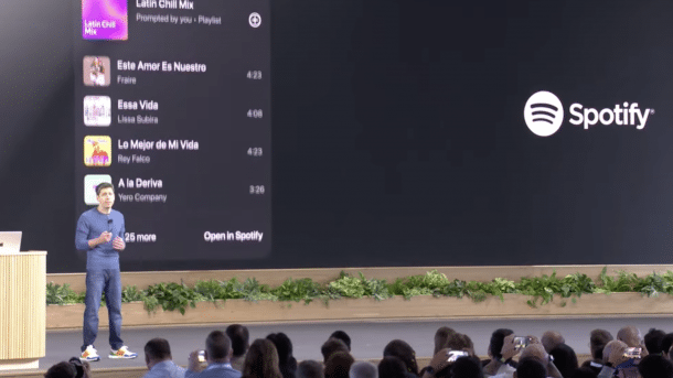 Sam Altman at the Dev Days. 