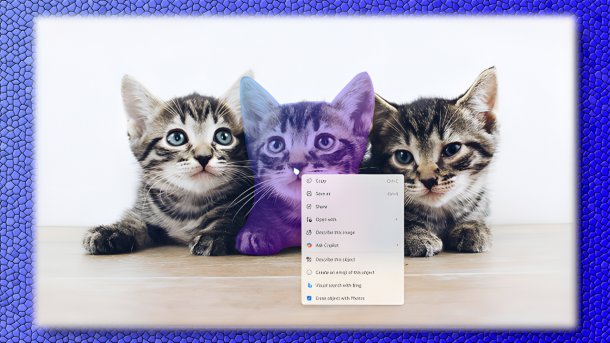 AI selects an object in an image