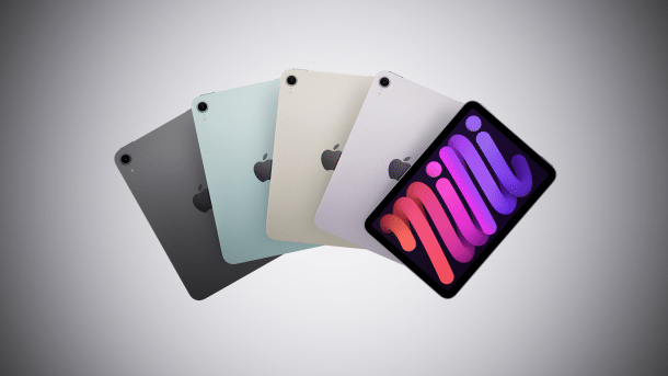 iPad mini 7 in different colours
