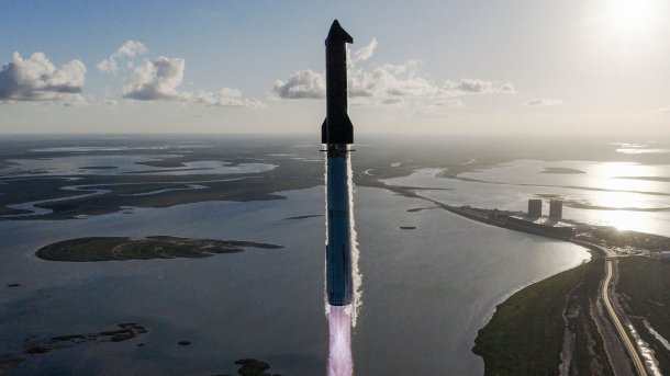 Launch of Starship on October 13, 2025