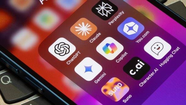 Various AI apps on the iPhone