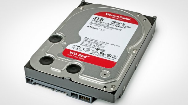 Hard drive on a white background