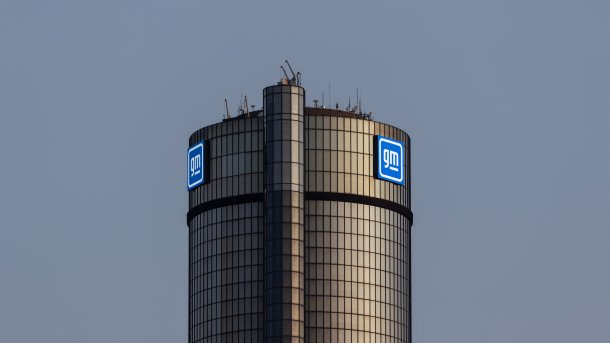 Ein Gebäude von General Motors