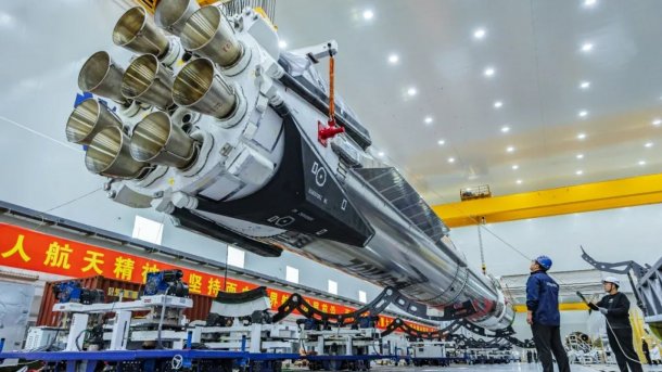 First stage of the Chinese rocket ZQ-3