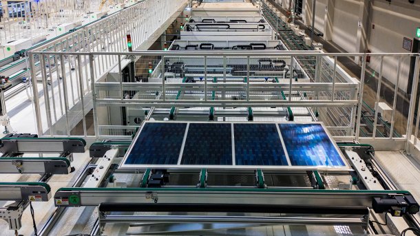 Produktion in der Werkshalle