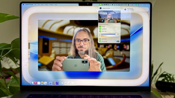 Ring light in macOS 26.2 Beta 2