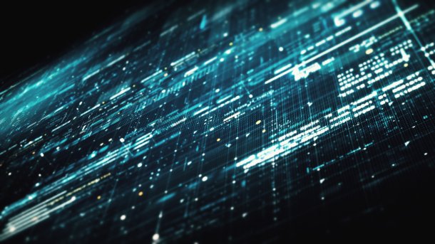 Futuristische Datenmatrix