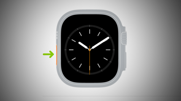 Action button on the Apple Watch