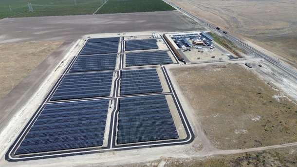 Tesla Oasis charging park in California