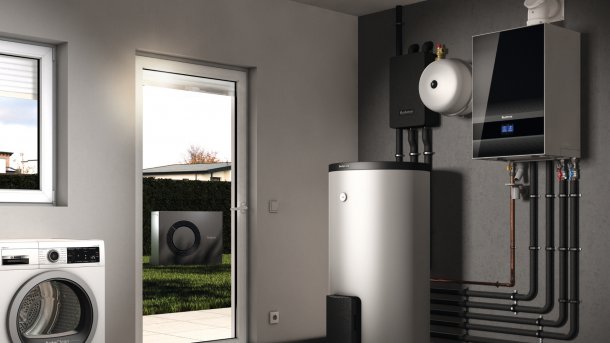 Gas-Hybrid-Setup von Buderus