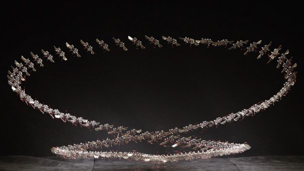 Flight path of an insect-like flying robot from MIT
