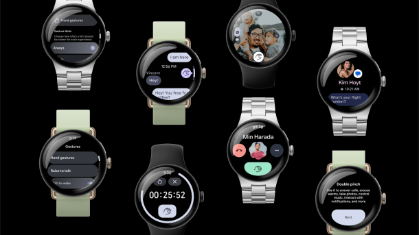 Pixel Watches show new features on their displays