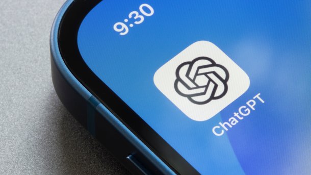 ChatGPT-App auf einem Smartphone