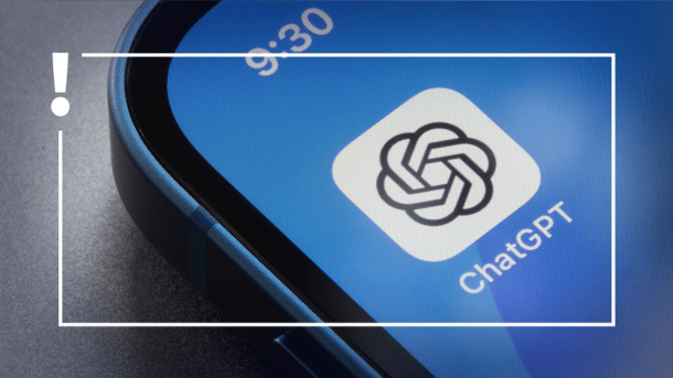 Smartphone-Bildschirm mit ChatGPT-Icon