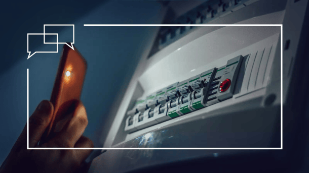 Fuse box in the dark