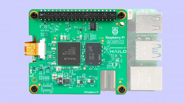 Raspberry Pi AI HAT+2 with Hailo-10H on a Raspberry Pi 5