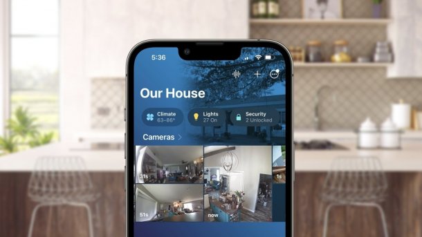 HomeKit, here in an older version of iOS