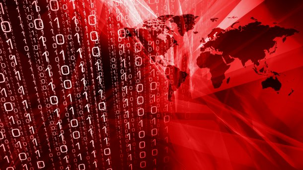Cyber,Security,Red,World,Map