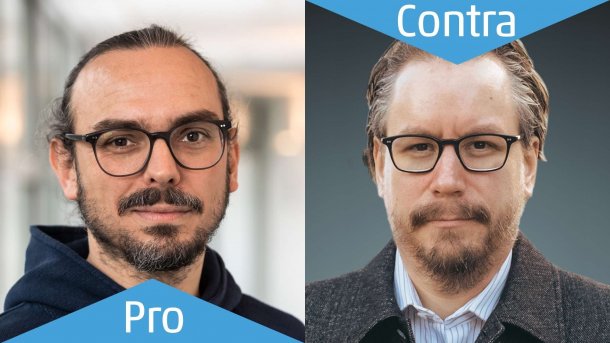 Portraitfotos von Wolfgang Kreutz und Ben Schwan