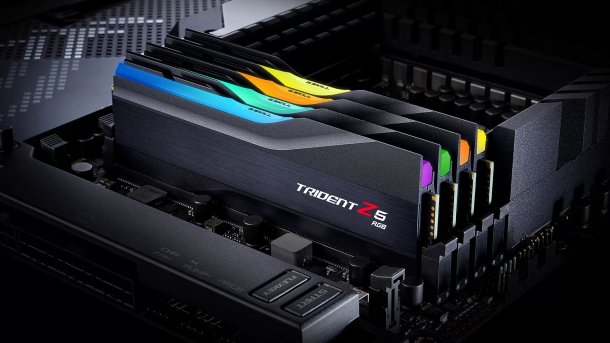 Memory module plugged into a motherboard