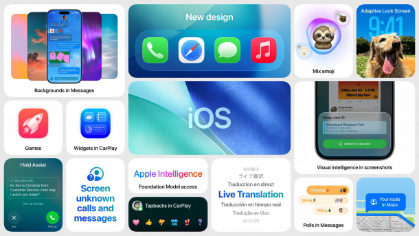 iOS 26: Übersicht von Apple