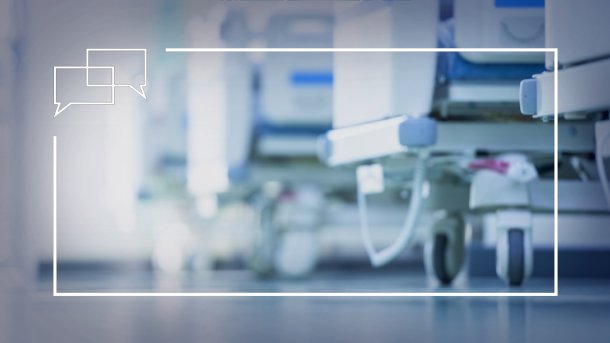 Hospital beds in the hospital