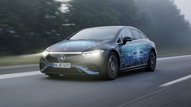 Mercedes EQS mit Festkörperbatterie