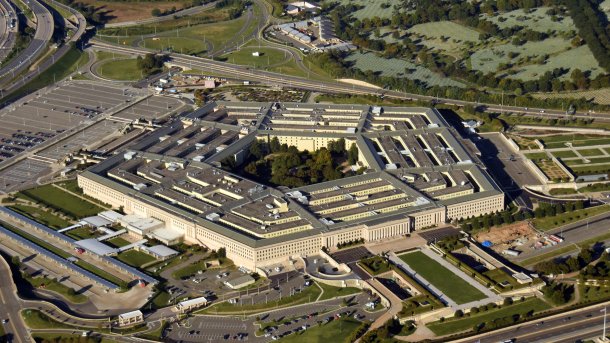 Aerial view of the Pentagon