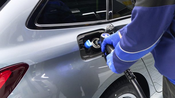 Betankung im BMW-Werk mit HVO