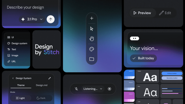 Screenshot of a user interface with various design tools and options.