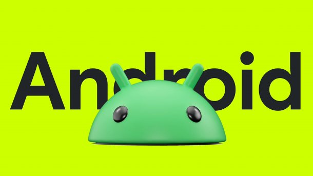 Android Bugdroid mit Schriftzug