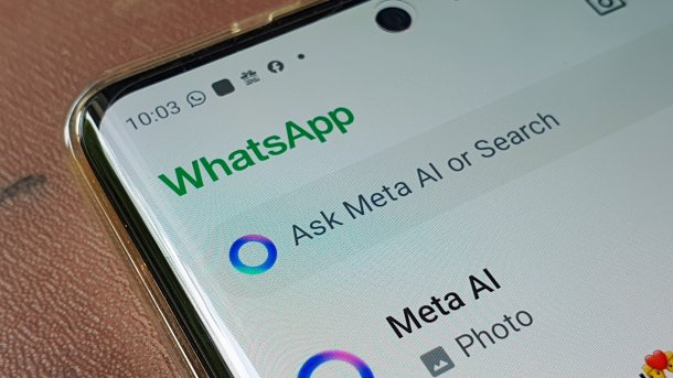 Screenshot of Meta AI in WhatsApp