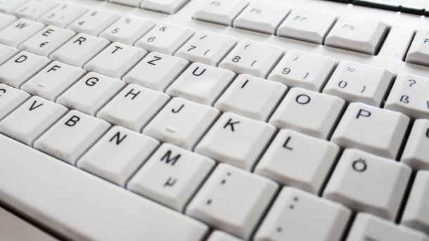 Dunkle Tastatur