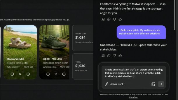Screenshot of Adobe PDF Spaces