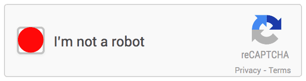 Recaptcha-Dialog "I'm not a robot"